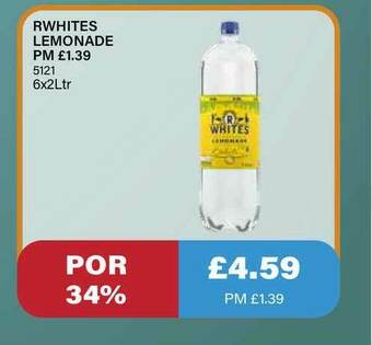 Bestway RWhites Lemonade offer