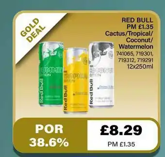 Bestway Red Bull Cactus-Tropical-Coconut-Watermelon offer