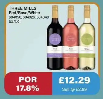 Bestway Three Mills Red-Rose-White offer