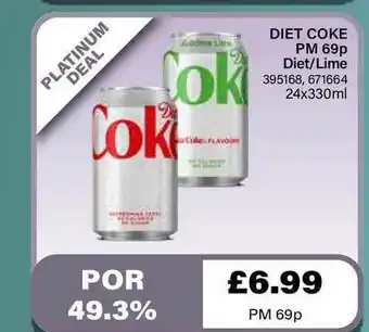 Bestway Diet Coke Diet-Lime offer