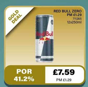 Bestway Red Bull Zero offer