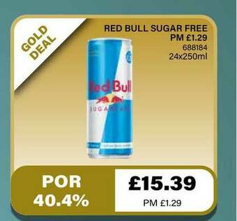Bestway Red Bull Sugar Free offer