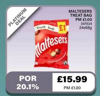 Bestway Maltesers Treat Bag offer