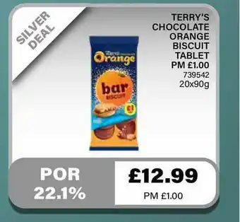 Bestway Terry's Chocolate Orange Biscuit Tablet offer