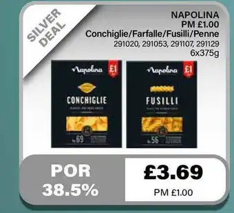 Bestway Napolina Conchiglie - Farfalle - Fusilli - Penne offer