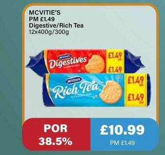 Bestway Mcvitie's Digestive - Rich Tea offer