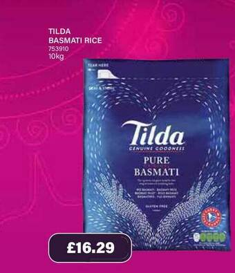 Bestway Tilda Basmati Rice offer