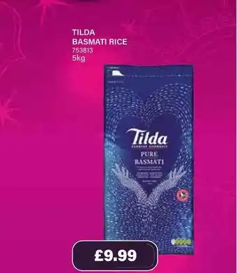 Bestway Tilda Basmati Rice 5Kg offer