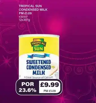 Bestway Tropical Sun Condensed Milk offer
