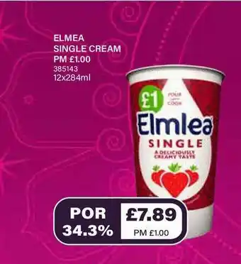 Bestway Elmea Single Cream offer