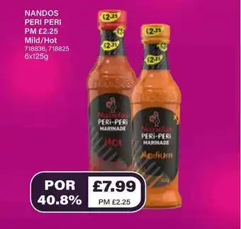 Bestway Nandos Peri Peri Mild - Hot offer