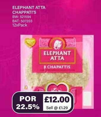 Bestway Elephant Atta Chappati's offer
