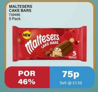 Bestway Maltesers Cake Bars offer