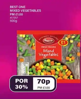 Bestway Best One Mixed Vegetables offer