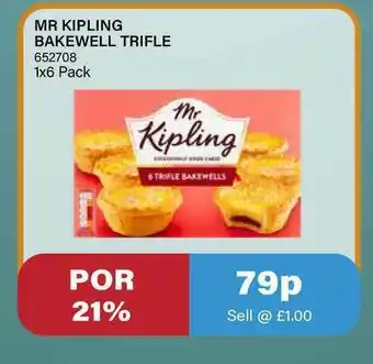 Bestway Mr Kipling Bakewell Trifle offer