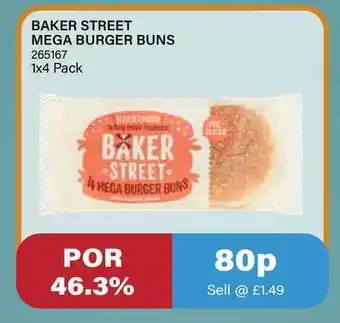 Bestway Baker Street Mega Burger Buns offer