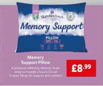 Lidl Memory Support Pillow offer