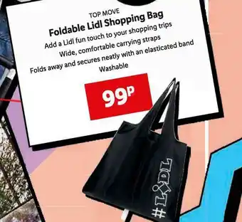 Lidl Top Move Foldable Lidl Shopping Bag offer