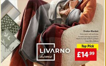 Lidl Dralon Blanket offer