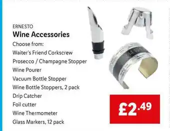 Lidl Ernesto Wine Accessories offer