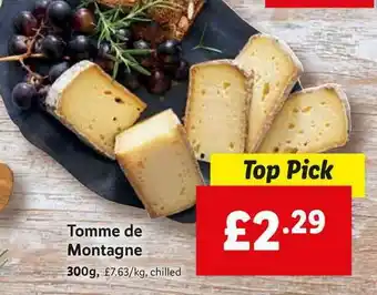 Lidl Tomme De Montagne offer