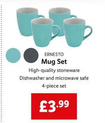 Lidl Ernesto Mug Set offer
