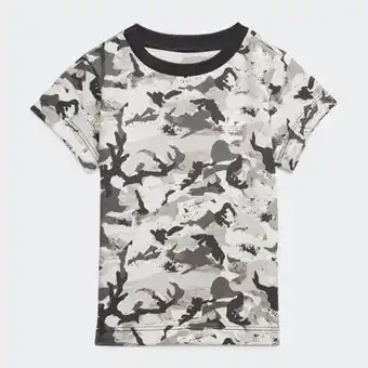 Adidas Adidas allover print camo t-shirt offer