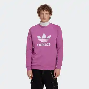 Adidas Adidas adicolor classics trefoil crewneck sweatshirt offer