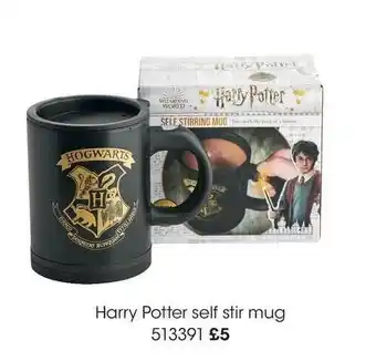 Wilko Harry Potter Self Stir Mug offer