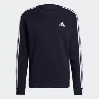 Adidas Adidas essentials fleece 3-stripes sweatshirt offer