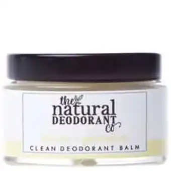 The natural deodorant co. clean deodorant balm lemon + geranium 55g