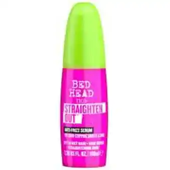 All Beauty Tigi bed head straighten out anti frizz serum for smooth shiny hair 100ml offer