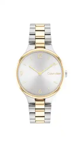 Amazon Calvin klein analogue quartz watch for women with two-tone offer