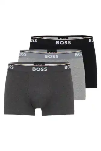 Amazon Hugo boss boss mens trunk 3p power three-pack of logo-waistband offer