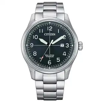 Amazon Citizen men analogue eco-drive watch with titanium strap offer