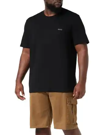 Amazon Hugo boss boss mens mix&match t-shirt r stretch-cotton regular-fit offer