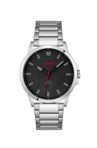 Hugo boss hugo analogue quartz watch for men with silver stainless
