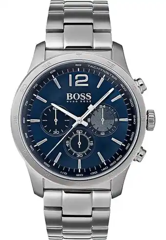 Amazon Hugo boss boss chronograph quartz watch for men with silver stainless offer