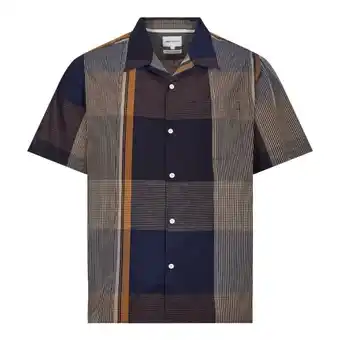 Aphrodite Norse projects carsten light check shirt - dark navy offer