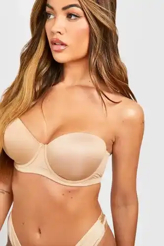 Boohoo Boohoo womens fuller bust strapless bra - beige - 36f, beige offer