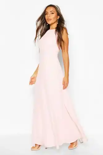 Boohoo Boohoo womens petite occasion maxi dress - pink - 10, pink offer