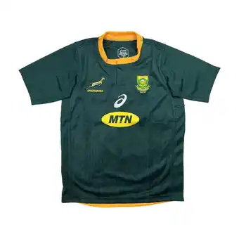 Decathlon Asics south africa springboks kids home fan rugby t-shirt offer