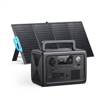 Decathlon Bluetti 268wh eb3a+pv120 solar generator kit outdoor use and emergency backup offer