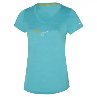Mizuno womens impulse core rb tee blue