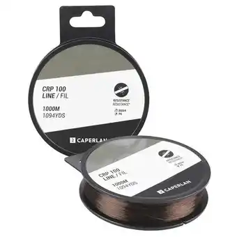 Decathlon Caperlan refurbished line carp fishing line 1000m dark brown - b grade offer
