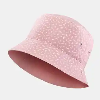 Quechua kids' reversible sun hat - pink