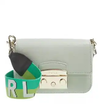 Fashionette Furla crossbody bags - metropolis mini c.body webbing strap - green - crossbody bags for ladies offer