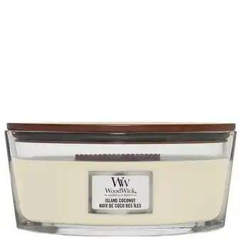 Fragrance Direct Woodwick ellipse candles island coconut 453.6g / 16 oz offer