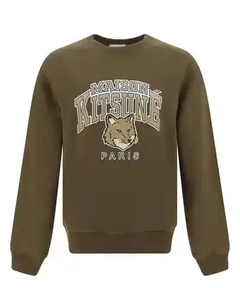 Maison kitsuné campus fox sweatshirt