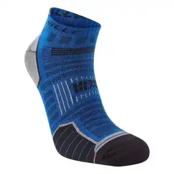 KJ Beckett Hilly twin skin socklets - azurite blue/grey marl offer
